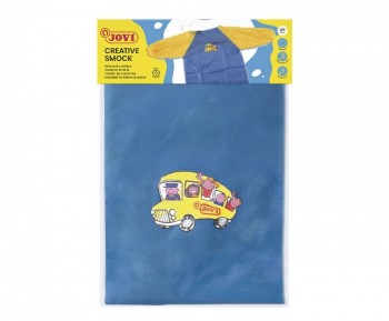 Delantal infantil Jovi 103 preescolar 3 5 años azul con mangas