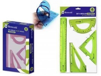 Juego regla Bismark 325010 flexible surtidos