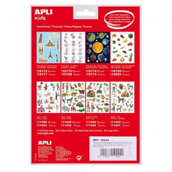 Blister gomets Apli 19224 motivacionales 12H. removibles