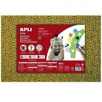 Goma Eva Apli leopardo B/3 13410 40X60