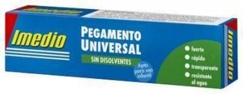 Pegamento de Imedio sin disolvente 65801 Universal Banda Azul 35ML. C/24