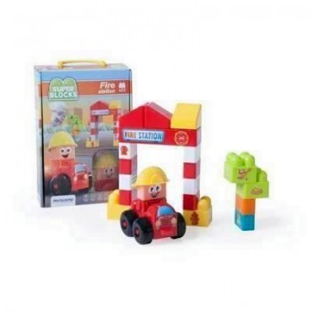 Juego Bomberos Miniland Super Blocks