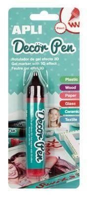 Kit Decorpen pearl rojo 1 unidad 15007 Apli