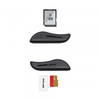 Lector de Tarjetas AISENS ASCR-SN02SD-BK   DNIe, SIM, SD, MicroSD, MMC (USB 2.0)