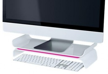 Soporte monitor Leitz WOW fucsia/blanco 65040023