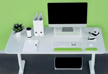 Soporte monitor Leitz WOW verde/blanco 65040054