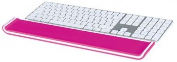 Reposamuñecas para teclado Leitz WOW fucsia/blanco 65230023