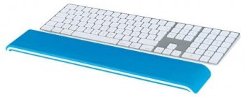 Reposamuñecas para teclado Leitz WOW azul/blanco 65230036