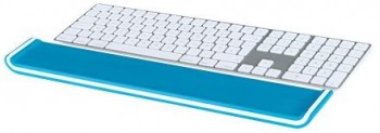 Reposamuñecas para teclado Leitz WOW azul/blanco 65230036