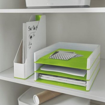 Bandeja Leitz WOW DUAL, verde/blanco 53611054