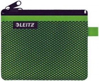 Bolsita nylon 2 departamentos WOW verde (14 x 10,5 cm) S 40110054