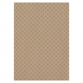 Papel de regalo Apli kraft negro y blanco 2x0.70 metros 19324
