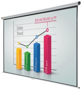 Pantalla mural Nobo 200x135cm mate 1902393W