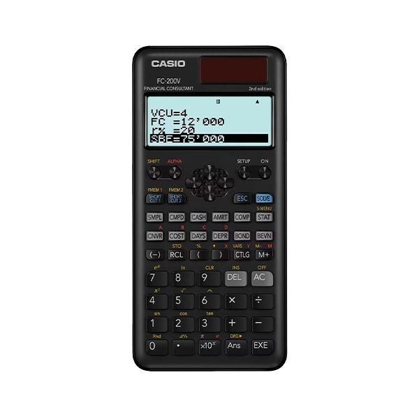 Calculadora Casio FC-200V-2 Financiera 12 digitos