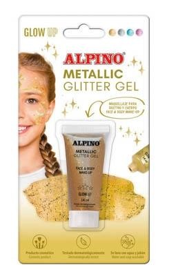 Maquillaje Alpino Metallic glitter gel