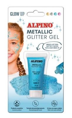 Maquillaje Alpino Metallic glitter gel