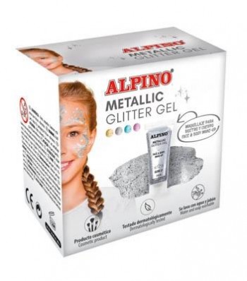 Maquillaje Alpino Metallic glitter gel