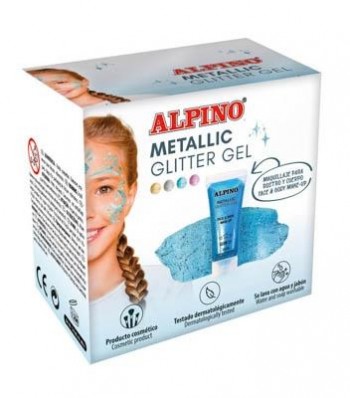 Maquillaje Alpino Metallic glitter gel