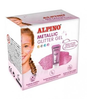 Maquillaje Alpino Metallic glitter gel