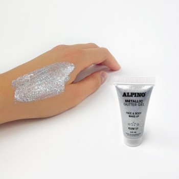 Maquillaje Alpino Metallic glitter gel