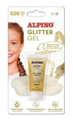 Maquillaje Alpino glitter gel