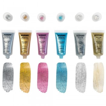 Maquillaje Alpino glitter gel