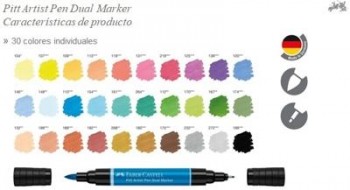 Rotulador Pitt Artist Pen Dual Marker 162110 azul ptalocianina