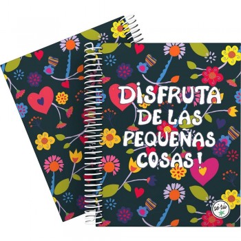 Forrado. Cuaderno Tapa Dura A5 ENJOY 16512662 Grafoplas