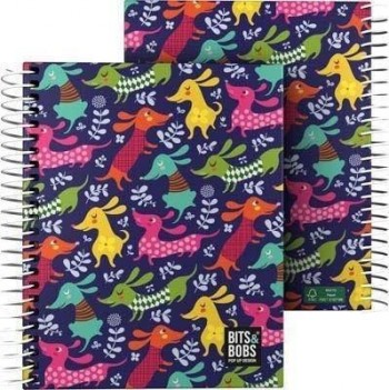 Forrado. Cuaderno Tapa Dura A6 5x5mm DOGS 16522664 Grafoplas