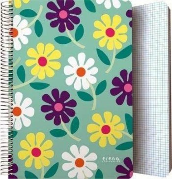 PP. Cuaderno Folio Tapa PP FLOWERS 16502467 Grafoplas