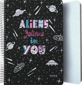 PP. Cuaderno Folio Tapa PP ALIENS 16502466 Grafoplas