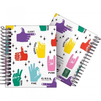 Forrado. Cuaderno Tapa Dura A7 HANDS 16532643 Grafoplas