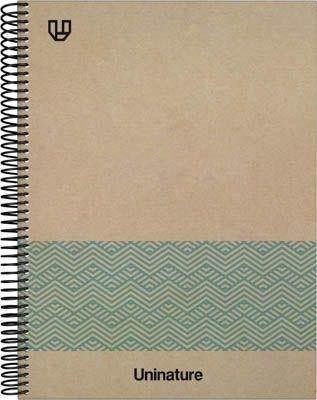 Cuaderno Tapa Dura A4 80H 4x4mm UniNature azul 88500330 Grafoplas