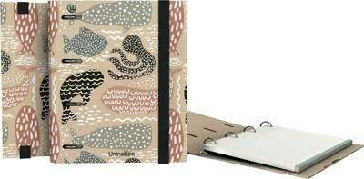 CarpeBook 4 anillas 25mm A5 forrado UniNature ballenas 88113004 Grafoplas