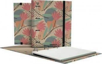 CarpeBook 4 anillas 35mm A4 forrado UniNature flores 88103501 Grafoplas