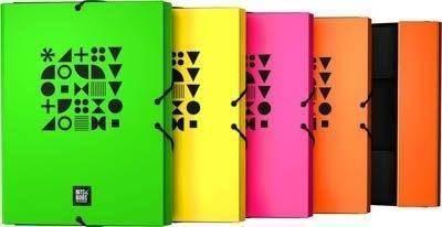 Carpeta Tres Solapas forradas B&B FLUOR surtido 01223199 Grafoplas