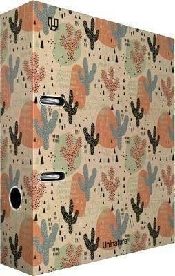 Archivador forrado 65mm A4 UniNature cactus 17262303 Grafoplas