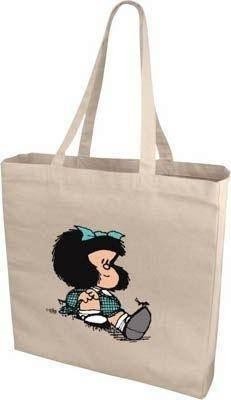 Bolsa Tote de algodón Mafalda curiosa 79891300 Grafoplas