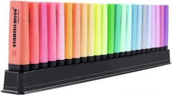 Rotulador fluorescente Stabilo Boss Snooze One estuche 23 colores surtido 7023-01-06