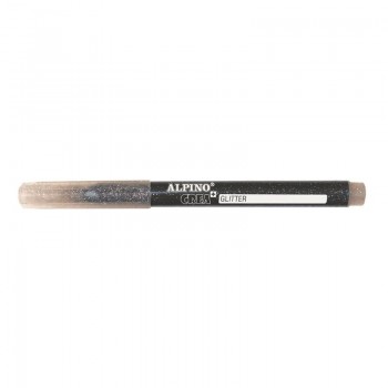 Rotulador Alpino Crea+ Glitter marker caja 6 unidades AR000178