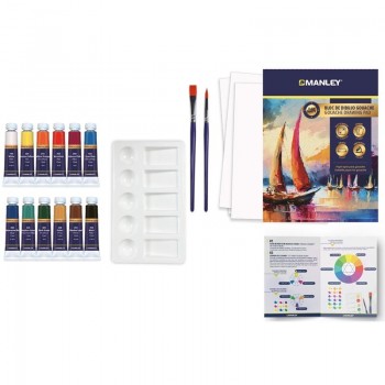 SET PINTURA GOUACHE MANLEY 16UDS. MGH00100