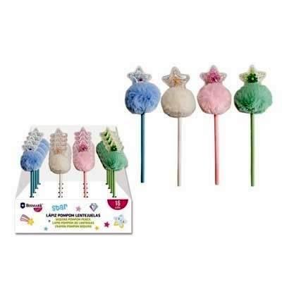 LAPIZ POMPOM LENTEJUELAS 331882 BISMARK