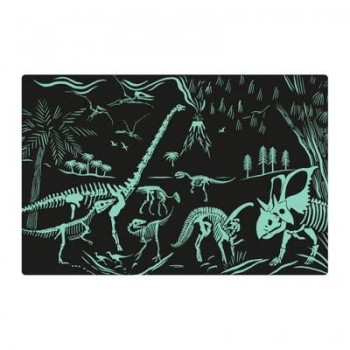 Juego Apli 19435 puzle glow in the dark dinosaurios 60 piezas