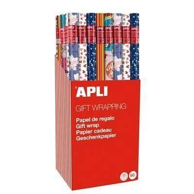 Papel de regalo Apli tendencia 2x0.70 metros 13642