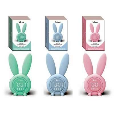RELOJ DESPERTADOR MULTIFUNCIÓN RABBIT 330255