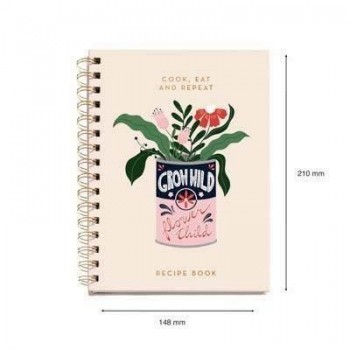 Cuaderno de recetas Miquelrius A5 80h. 70g. MR7484