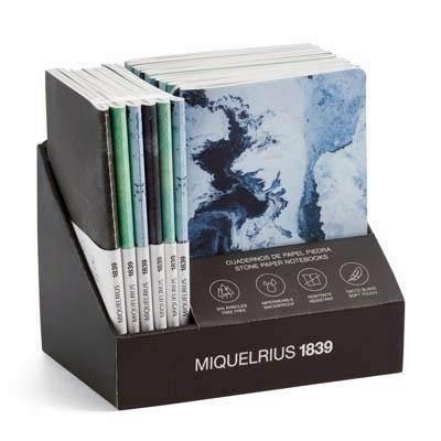 Expositor Miquelrius Cuadernos A5 Papel piedra 18 unidades MR8218