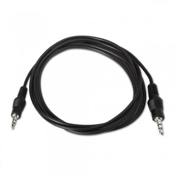 Cable de Audio AISENS A128-0142   Jack 3.5 mm Macho a Macho (1,5 m, Negro)