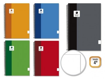 GOLDEN EXTRA CUADERNO T.EX. 4º LISO . 80 H. 90 GRS 326057