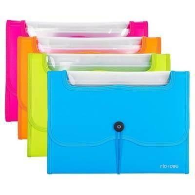 Clasificador fuelle Deli Rio A4 E38127 surtido 7 separadores